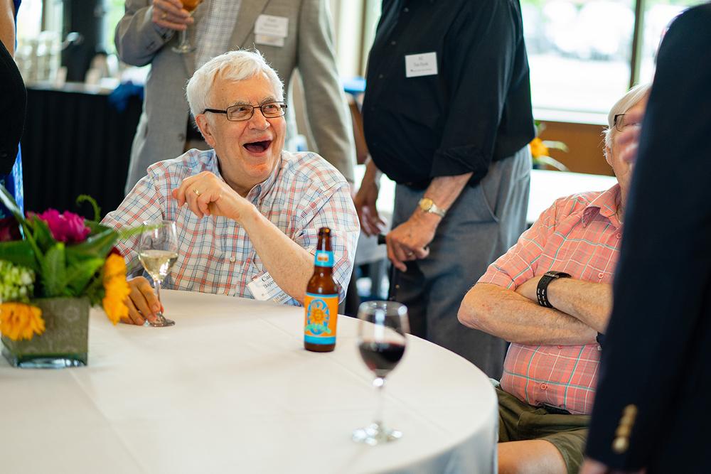 Carl Bajema and guests at Retiree Reception 2018